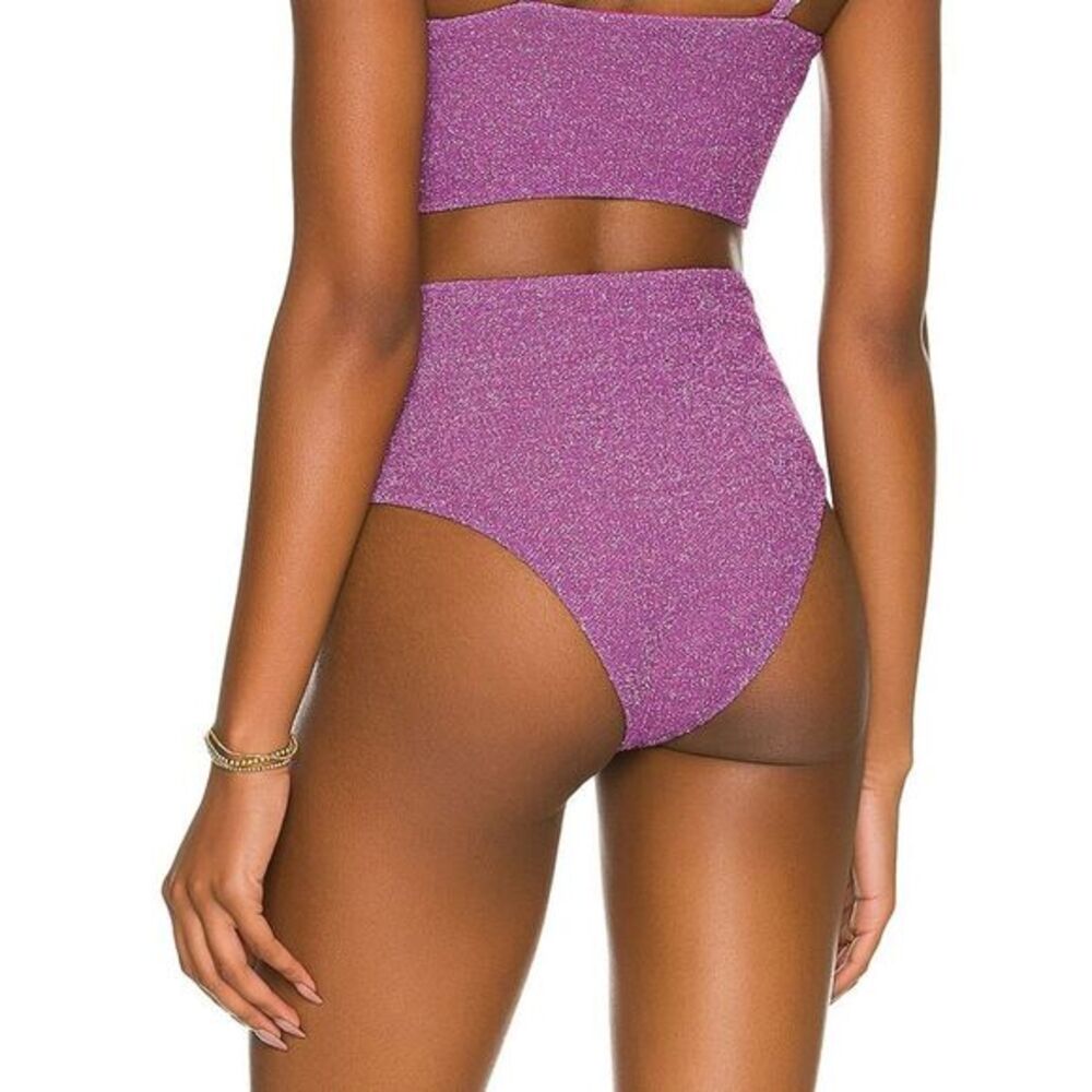 NEW Beach Riot‎ Zurie Bikini Bottoms in light purple, size S - Picture 15 of 16